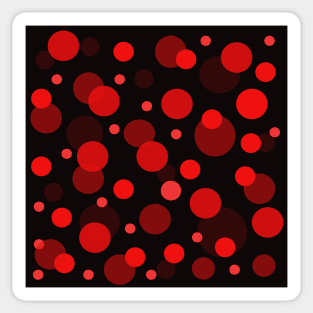 retro polka dot pop art pattern Sticker